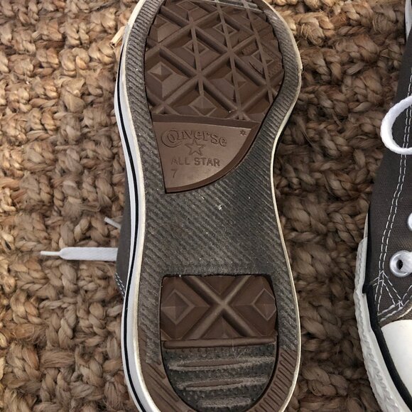 Gray Converse Sneakers, Women's Size 9 - Picture 9 of 13